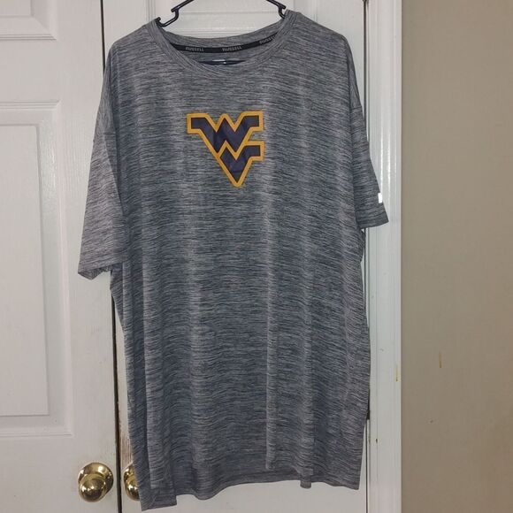 Russell WV West Virginia Mountaineers gray light weight shirt Sz 3XL NWOT - Picture 1 of 4